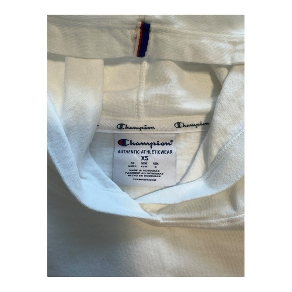 Champion Middleweight Jersey Hoodie with Script Logo - Size XS - Picture 6 of 10